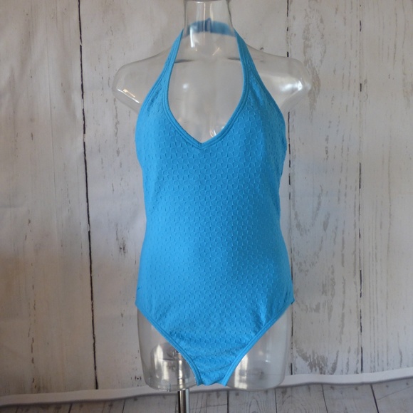 Speedo Other - *4-4-20* Speedo Women's Textured Halter 1-pc Swimsuit 14